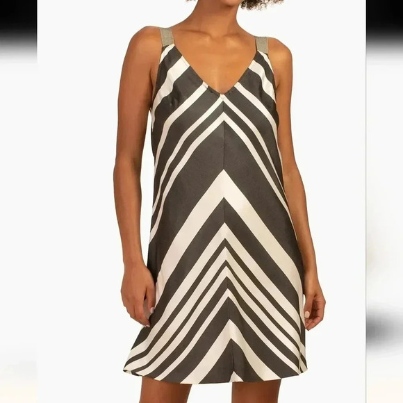 Trina Turk Striped Cayson Dress - Picture 1 of 7